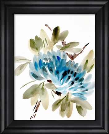 Framed Farmhouse Florals VI Print
