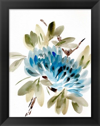 Framed Farmhouse Florals VI Print