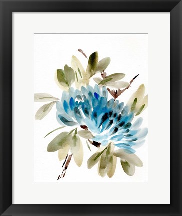 Framed Farmhouse Florals VI Print