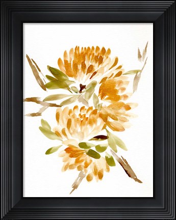 Framed Farmhouse Florals VII Print