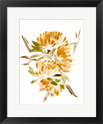 Framed Farmhouse Florals VII Print