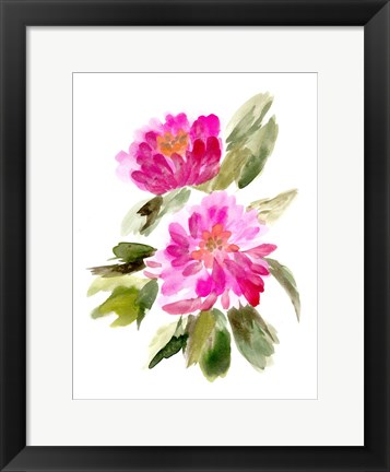 Framed Farmhouse Florals VIII Print