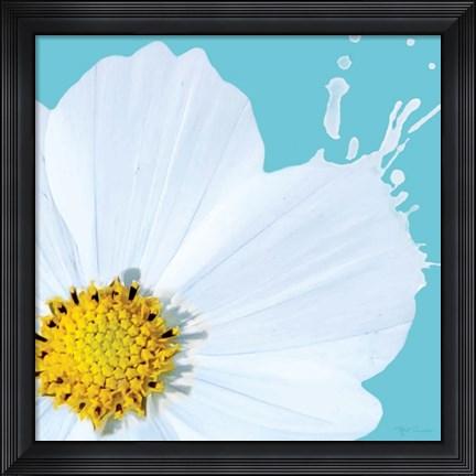 Framed Flower Pop V Print