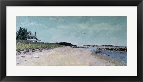 Framed Metis Beach I Print