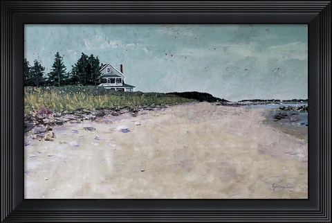 Framed Metis Beach III Print