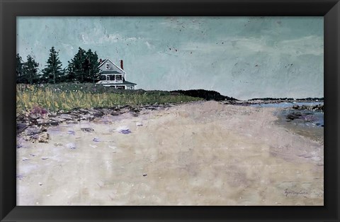 Framed Metis Beach III Print