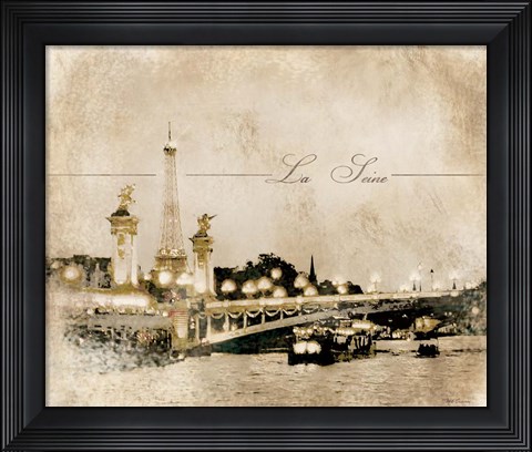 Framed Le Pont Alexandre Print