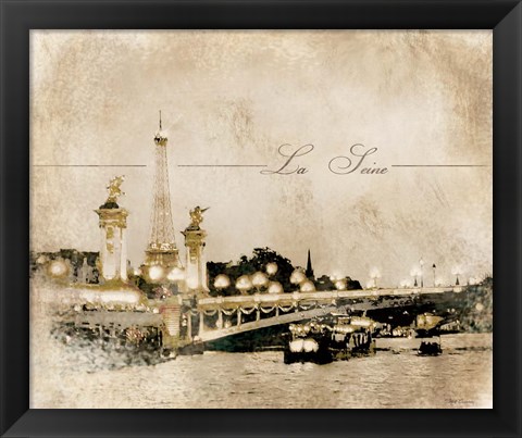 Framed Le Pont Alexandre Print