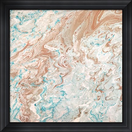 Framed Wild Lagoons Abstract Print