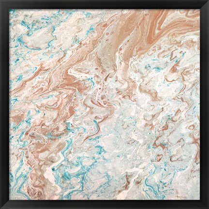 Framed Wild Lagoons Abstract Print