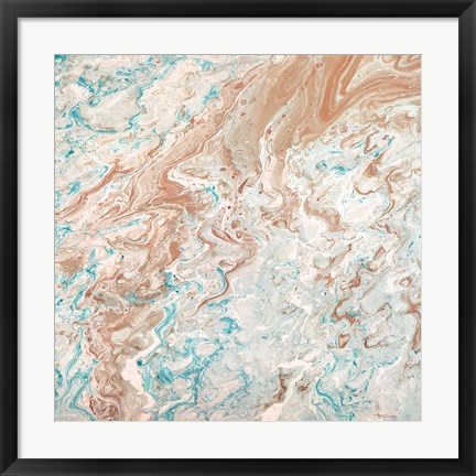 Framed Wild Lagoons Abstract Print