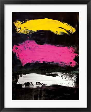 Framed Bright Abstract portrait Print