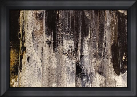 Framed Neutral Stripes II Print