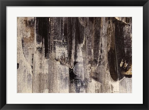 Framed Neutral Stripes III Print
