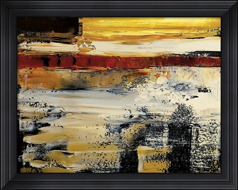 Framed Modern Abstract II landscape Print