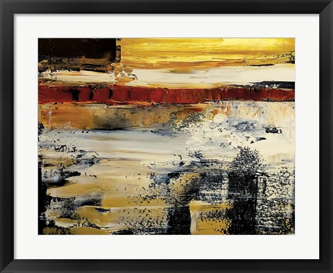 Framed Modern Abstract II landscape Print