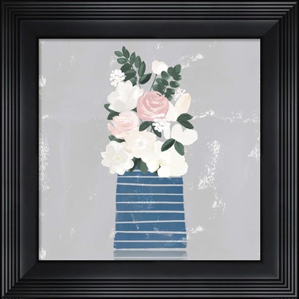 Framed Contemporary Flower Jar II Print
