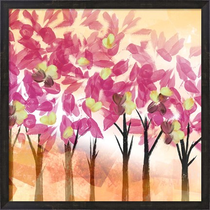 Framed Pink Trees Print