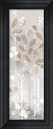 Framed Golden Forest Panel I Print