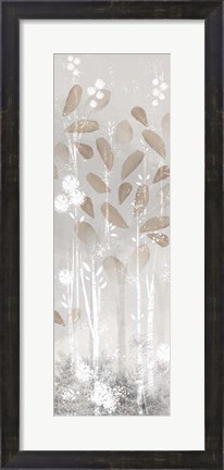 Framed Golden Forest Panel I Print