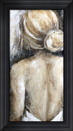 Framed Looking Away Blonde Print