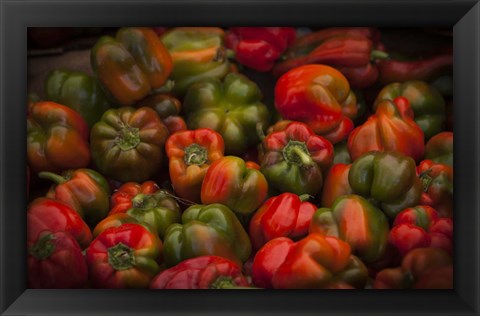 Framed Red Peppers Print