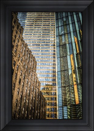 Framed Buildings Print