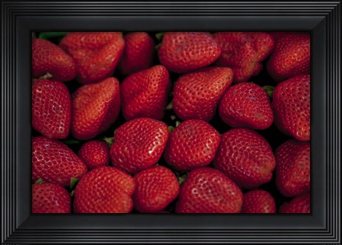 Framed Strawberries Print
