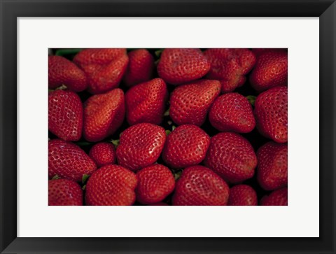 Framed Strawberries Print