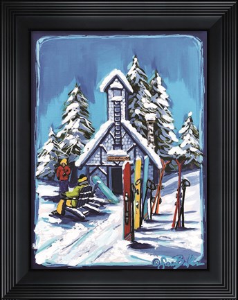 Framed Snow Day Print