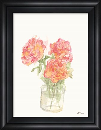 Framed Amy&#39;s Roses Print