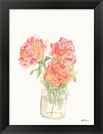 Framed Amy&#39;s Roses Print