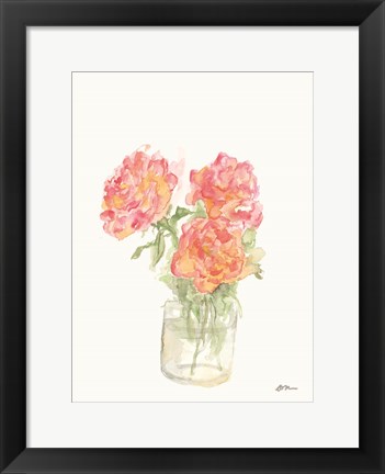 Framed Amy&#39;s Roses Print