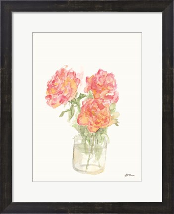 Framed Amy&#39;s Roses Print