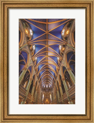 Framed Notre-Dame Cathedral Basilica Print