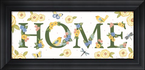 Framed Bloom &amp; Grow Home Print