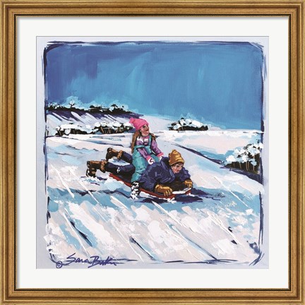 Framed Joy Ride  keep in-house size Print