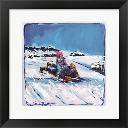 Framed Joy Ride  keep in-house size Print