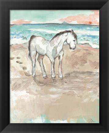 Framed Sea Horse Print