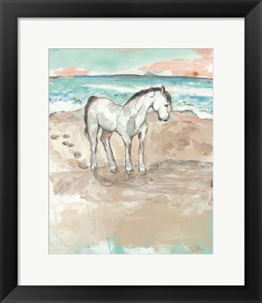 Framed Sea Horse Print