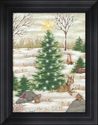 Framed Baby Deer Print