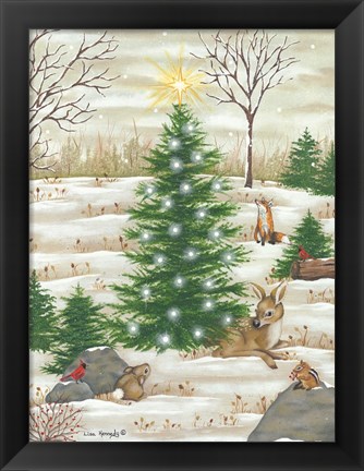 Framed Baby Deer Print