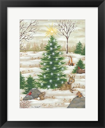 Framed Baby Deer Print