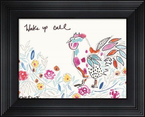 Framed Wake Up Call Print