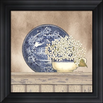 Framed Farmhouse Blues I Print