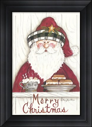 Framed Jolly St. Nick Print