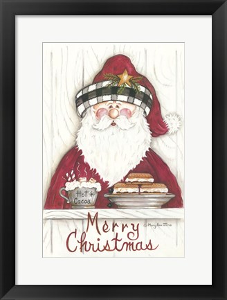 Framed Jolly St. Nick Print