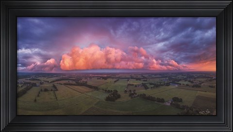 Framed Pink Cloud Print