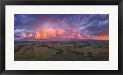 Framed Pink Cloud Print