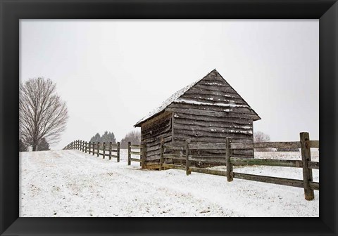 Framed Coming to the Barn Print